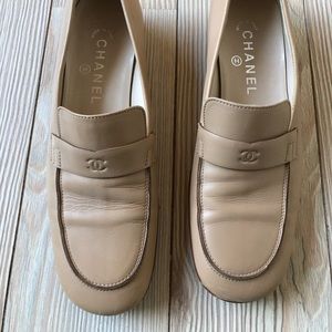 CHANEL Leather Loafers